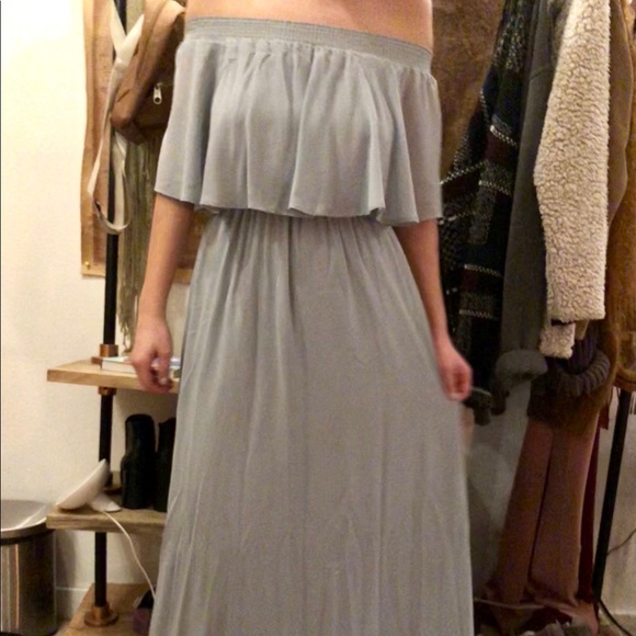 Nordstrom Dresses & Skirts - Powder Blue Off-the-shoulder Dress